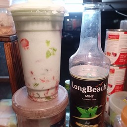 นมสดมิ้น ปีโป้ แก้ว 22oz