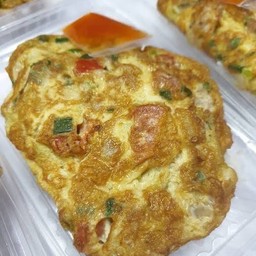 ข้าวไข่เจียวทรงเครื่อง & น้ำอิตาเลียนโซดา(บ้าน3 อ)