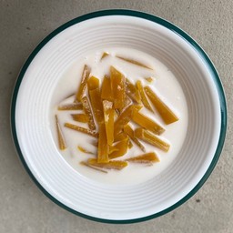 บวดฟักทองเชื่อม กะทิสด