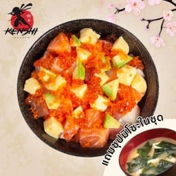 บะระชิราซิด้ง(chirashi sashimi don )