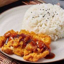 ข้าวไก่กรอบ ครัวคุณแอ๊ว อุดมสุข