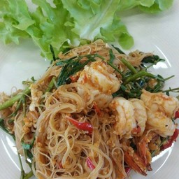 หมี่กระเฉดกุ้ง