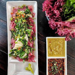 จุ๊พันเนื้อ Thai Style Raw Beef (Ju)