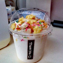 ปังเย็นนมสดแก้วถัง