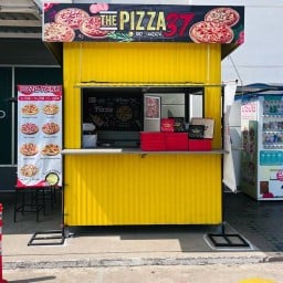 The Pizza 37 and coffee