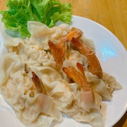 เกีี๊ยวกุ้ง ลวกจิ้ม