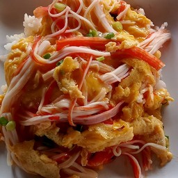 ไข่ข้นปูอัด(ราดข้าว)