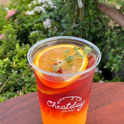 ชาส้มยูสุ Orange Yuzu Tea