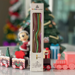 เทียนเกลียวยาว คละสีเมทัลลิค