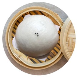 เปาถั่วดำงาดำ