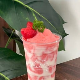 สตรอเบอร์รี่สมูตตี้ Strawberry Smoothies