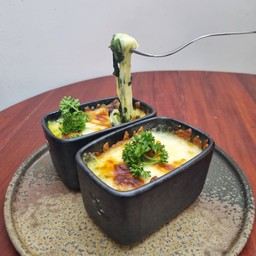 ผักโขมอบชีส1ถ้วย