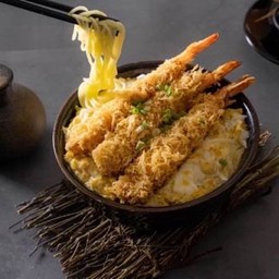 ราเมนหน้ากุ้งทอด