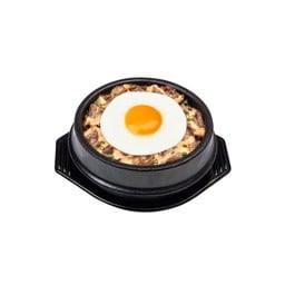 ข้าวหน้าเนื้อบุลโกกิ ซอสสไปซี่มาโย และไข่ดาว