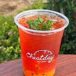 ชาเสาวรสน้ำผึ้ง Honey Passion Fruit Tea