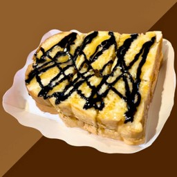 ปังปิ้งเนย ช็อกโกแลต (ขนมปัง 2 แผ่น)