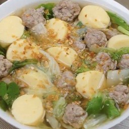 ต้มจืดเต้าหู้หมูสับ