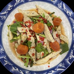 ยำหมูยอไข่แดง