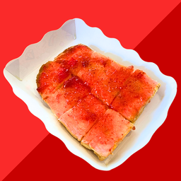 ขนมปังปิ้งแยมสตรอว์เบอร์รี่โฮมเมด (ขนมปัง 2 แผ่น)