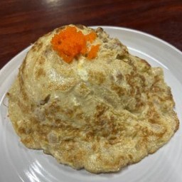 ข้าวไข่เจียวหมูสับ ไข่กุ้ง