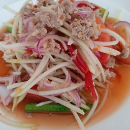 ตำหมูสับ