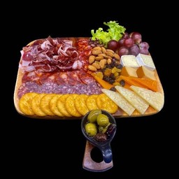 Selection Jamon Iberico Cebo (28-32 Months) and 3 Cheese
