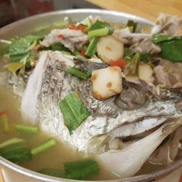 ต้มยำหัวปลากะพง
