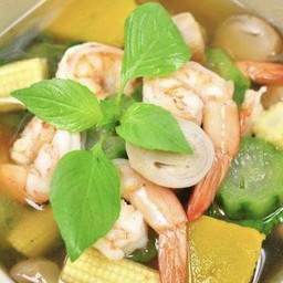 แกงเลียงกุ้งสด