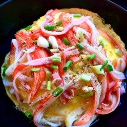ข้าวไข่ข้น-ปูอัด