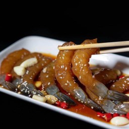 กุ้งดองซีอิ๊วญี่ปุ่น