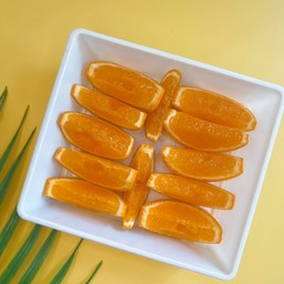 ส้ม (หั่นติดเปลือก) M