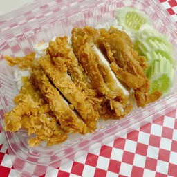 [ซื้อคู่ 2กล่อง] ข้าวไก่ทอด2กล่อง