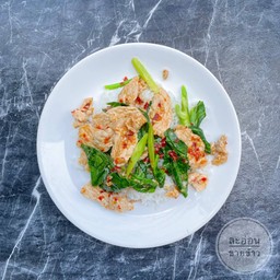 กะเพราหมูสับ by ละอ่อนขายข้าว