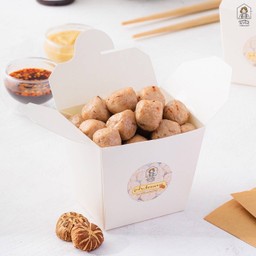 ลูกชิ้นเห็ดหอมทอด