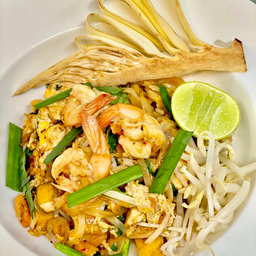 ผัดไทยกุ้งสด