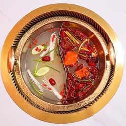 ซุปกุ้ง+หม่าล่าน้ำมันวัว