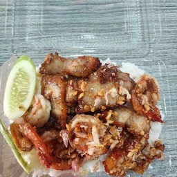 ทอดกระเทียมกุ้ง,เนื้อ,หมูกรอบ ระบุตัวเลือก