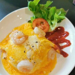 ข้าวไข่ข้นกุ้ง