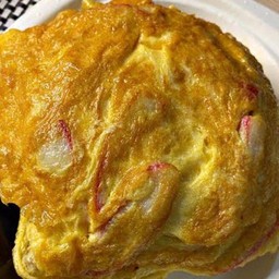 ข้าว+ไข่เจียวปูอัด(ไข่2ฟอง)