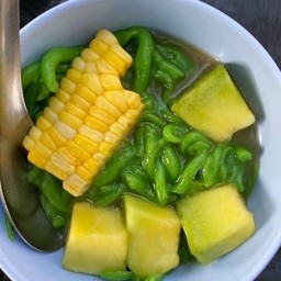 ลอดช่อง แตงไทย ข้าวโพด