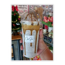 นมสดโอริโอ้คาลาเมลปั่น