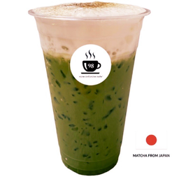 ชาเขียวมัทฉะนม เย็น - ICED MATCHA MILK GREEN TEA
