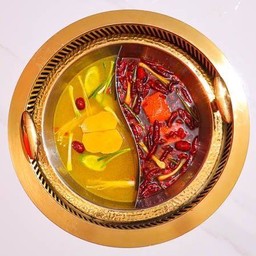 ซุปฟักทอง+หม่าล่าน้ำมันวัว
