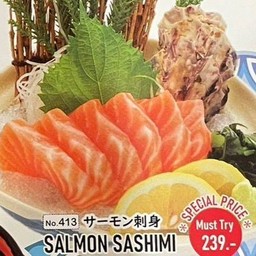 413.SALMON SASHIMI