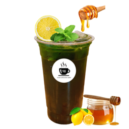 ชาเขียว ฮันนี่เลมอน เย็น - ICED HONEY LEMON GREEN TEA