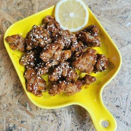 ไก่กรอบซอสเกาหลี