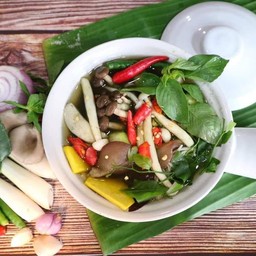 แกงเห็ดรวม สูตรอีสาน