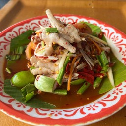ตำ ตีนไก่ปลาร้า