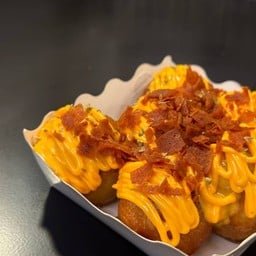 ทาโกะยากิชีสเบค่อนกรอบ ไส้รวม 6 ลูก (ไม่หมึก)