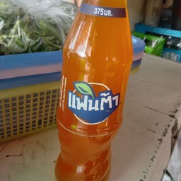 น้ำส้ม ใส่แก้ว (แยกน้ำ+น้ำแข็ง)